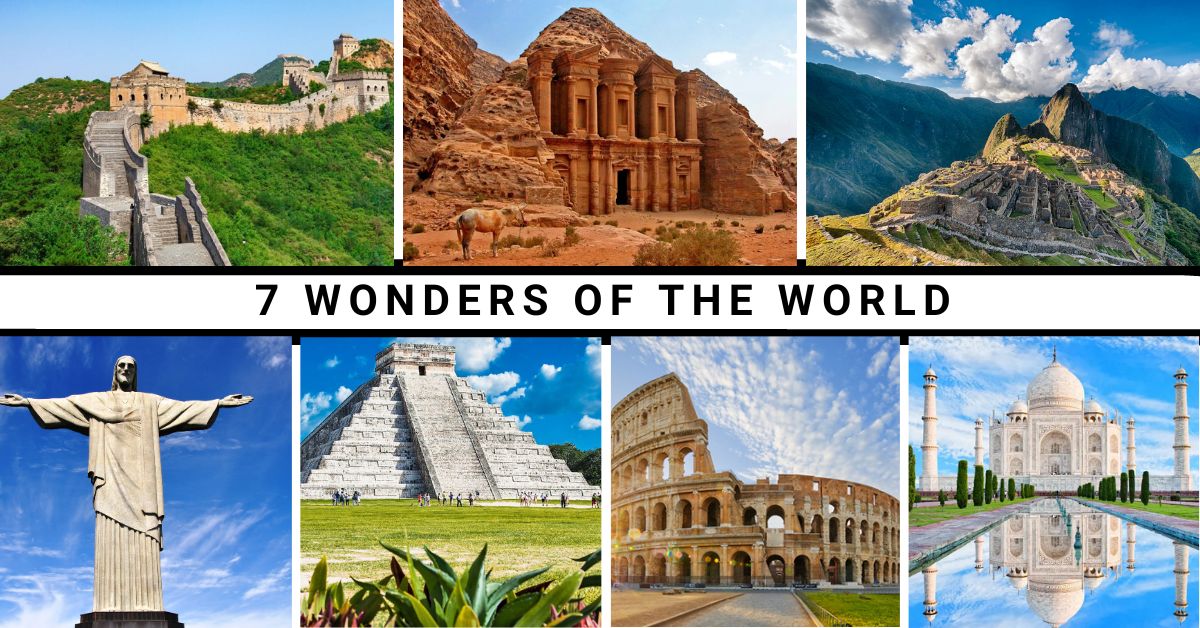 The New Original 7 Wonders of the World With Entry Fees